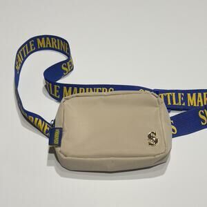Seattle Mariners Crossbody Bag Mothers Day Giveaway 2024 Fanny Pack Beige Cream